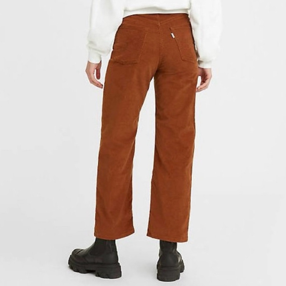 Ribcage straight ankle Jean in tortoise shell moleskin